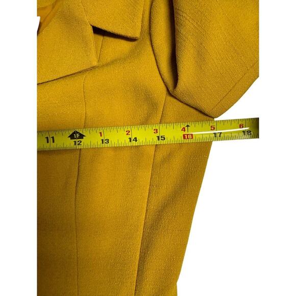 MM Lafleur NWT Gold Yellow Candice Shift Dress Retro Size XS Extra Small - Picture 6 of 12